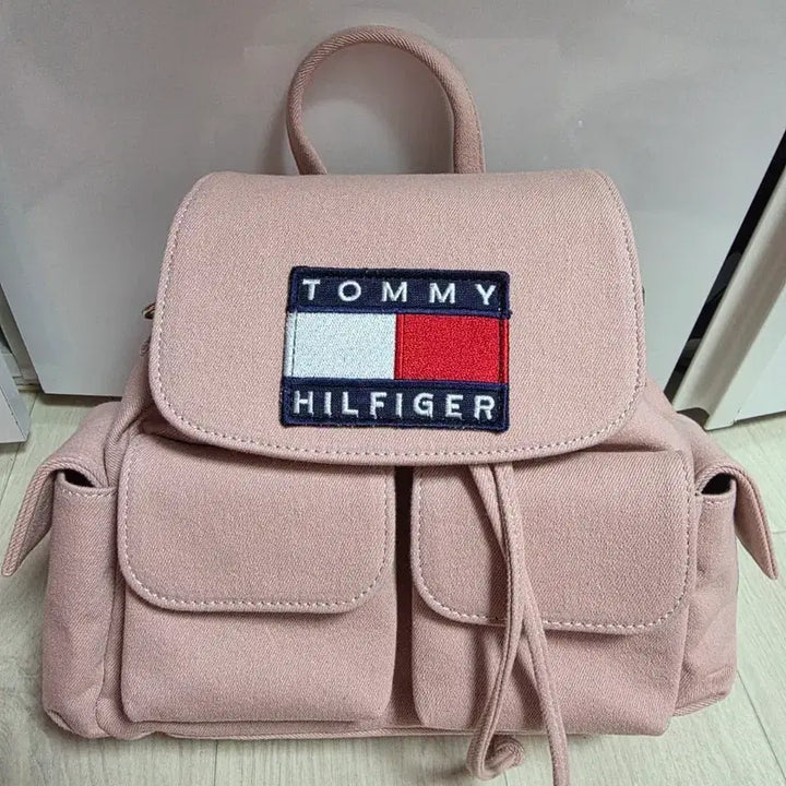 [BUNJANG] Tommy Hilfiger Upcycled Denim Backpack / 업사이클링 가방 타미힐피거 데님 백팩