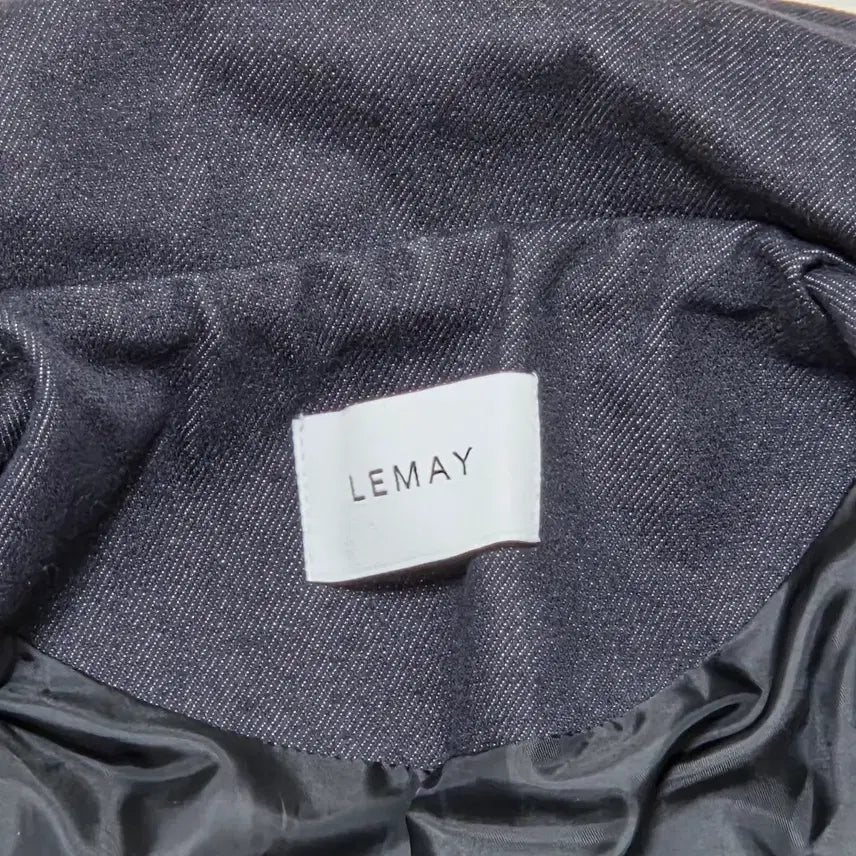 [BUNJANG] LEMAY Vintage Pintuck Two-Way Denim Blouson Jacket / LEMAY 르메이 빈티지 핀턱 투웨이 데님 블루종 자켓 M16009