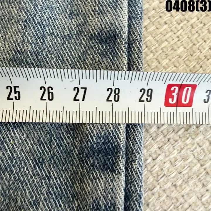[SOLD OUT] L 청 데님 와이드 멜빵 바지 점프수트 0408(3)
