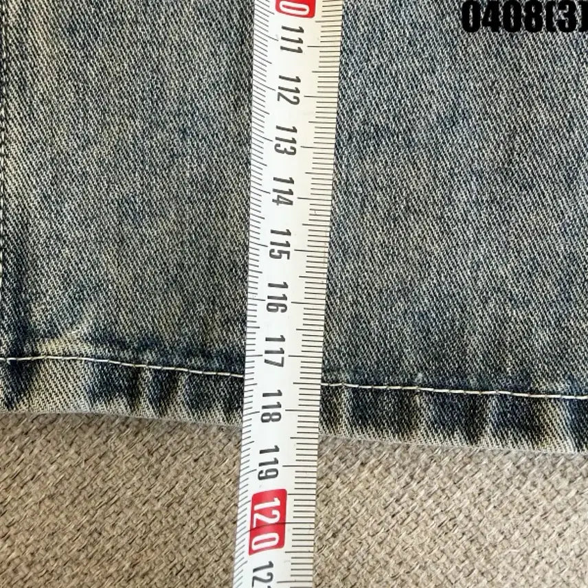 [SOLD OUT] L 청 데님 와이드 멜빵 바지 점프수트 0408(3)