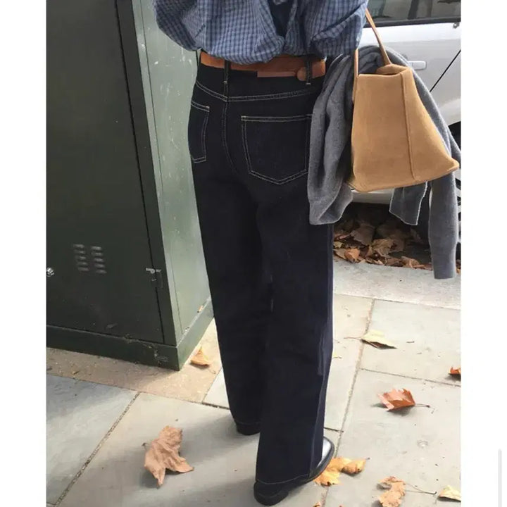[BUNJANG] Ordinaire Ganessa Raw Denim Shorts L / [실착2회] 오디네르 가내스라 디핀 생지 숏 L