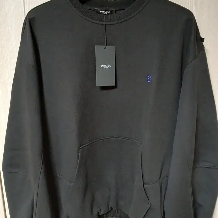 [BUNJANG] Songzio Homme Paris Origin Back Logo Sweatshirt 48 Black / 송지오옴므 파리오리진 백로고 스웻셔츠 맨투맨 48 블랙 새상품