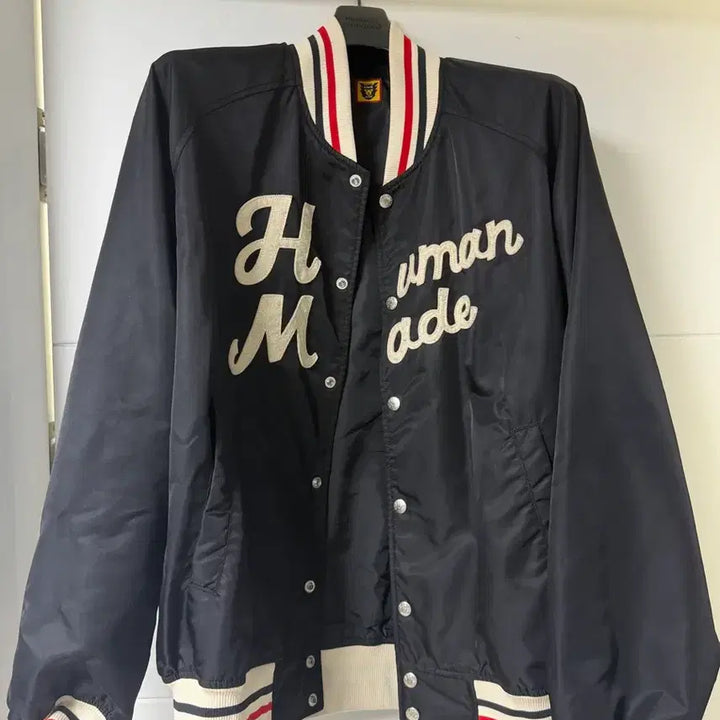 [BUNJANG] Human Made Nylon Stadium Jacket Black XL / 휴먼메이드 나일론 스타디움 자켓 블랙 XL