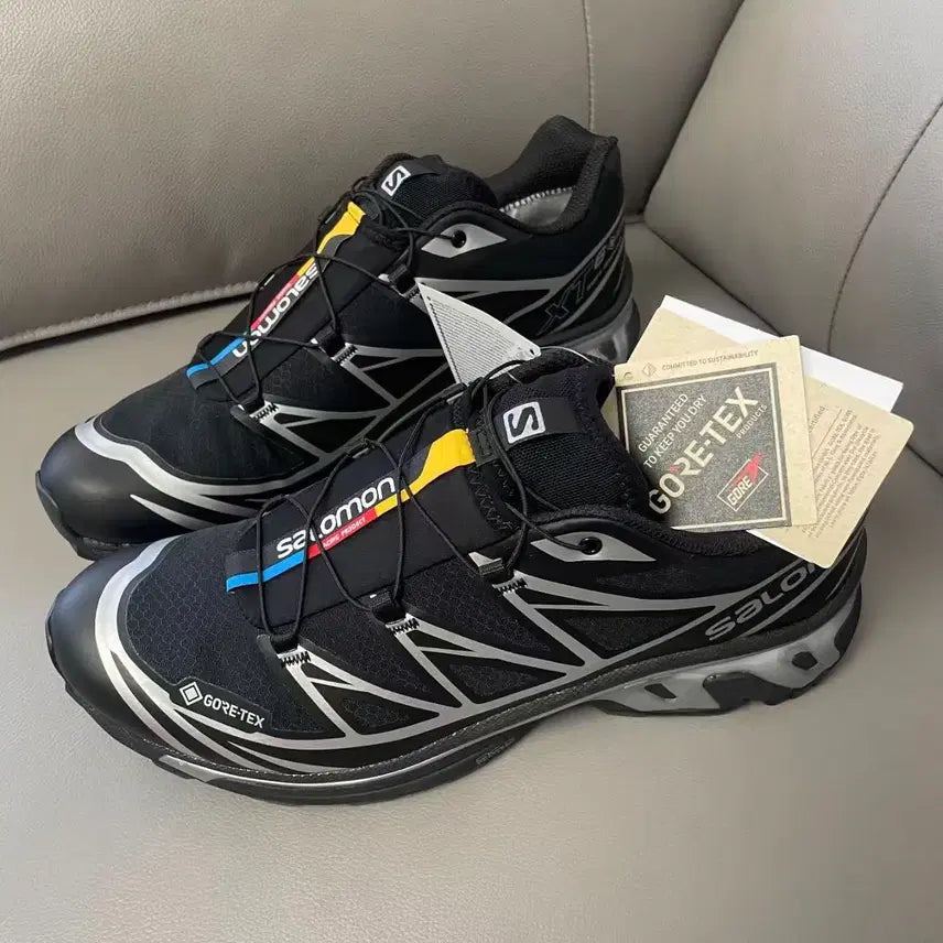 [BUNJANG] Salomon XT-6 GORE-TEX Black Silver Gray Shoes (260MM) / 살로몬 XT-6 고어텍스 블랙 실버 그레이 260MM