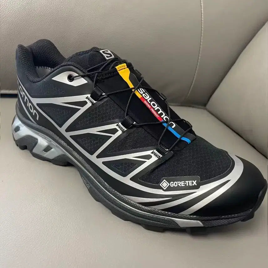 [BUNJANG] Salomon XT-6 GORE-TEX Black Silver Gray Shoes (260MM) / 살로몬 XT-6 고어텍스 블랙 실버 그레이 260MM