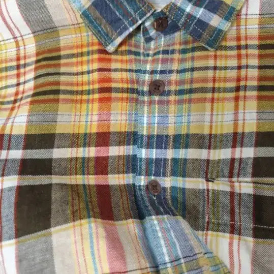 [BUNJANG] Serie Multi Check Shirt Size 95 / 시리즈 멀티 체크 셔츠 95사이즈
