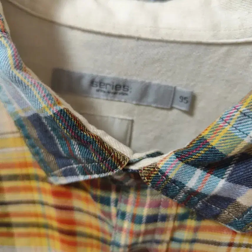 [BUNJANG] Serie Multi Check Shirt Size 95 / 시리즈 멀티 체크 셔츠 95사이즈