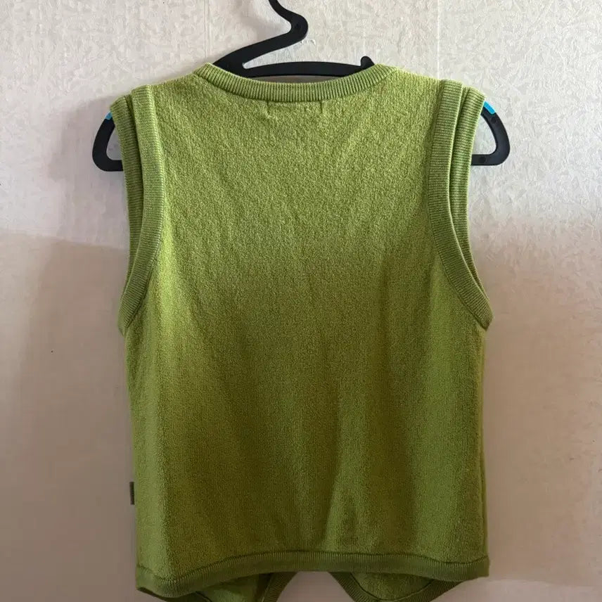 [BUNJANG] ELORD Knit Vest Green / ELORD 엘로드 니트 조끼 그린