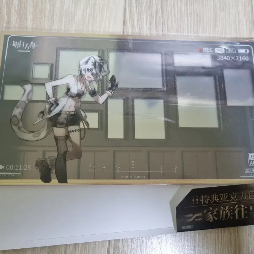 [BUNJANG] Arknights Snow Mountain Descent Event Badge &amp; Postcard Set / 명일방주 설산강림 이벤트 특전 뱃지 색지