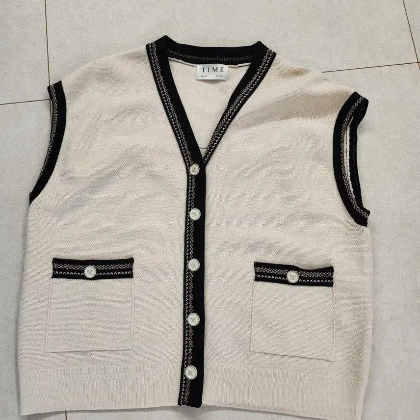 [BUNJANG] Hansum Time Vest Cardigan / 한섬의류 타임베스트.조끼가디건
