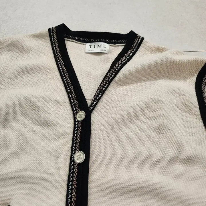 [BUNJANG] Hansum Time Vest Cardigan / 한섬의류 타임베스트.조끼가디건