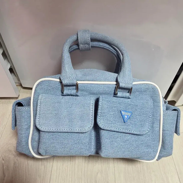 [BUNJANG] Guess Denim Castella Bag - Upcycled Crossbody/Tote / 업사이클링 가방 게스데님 카스테라백