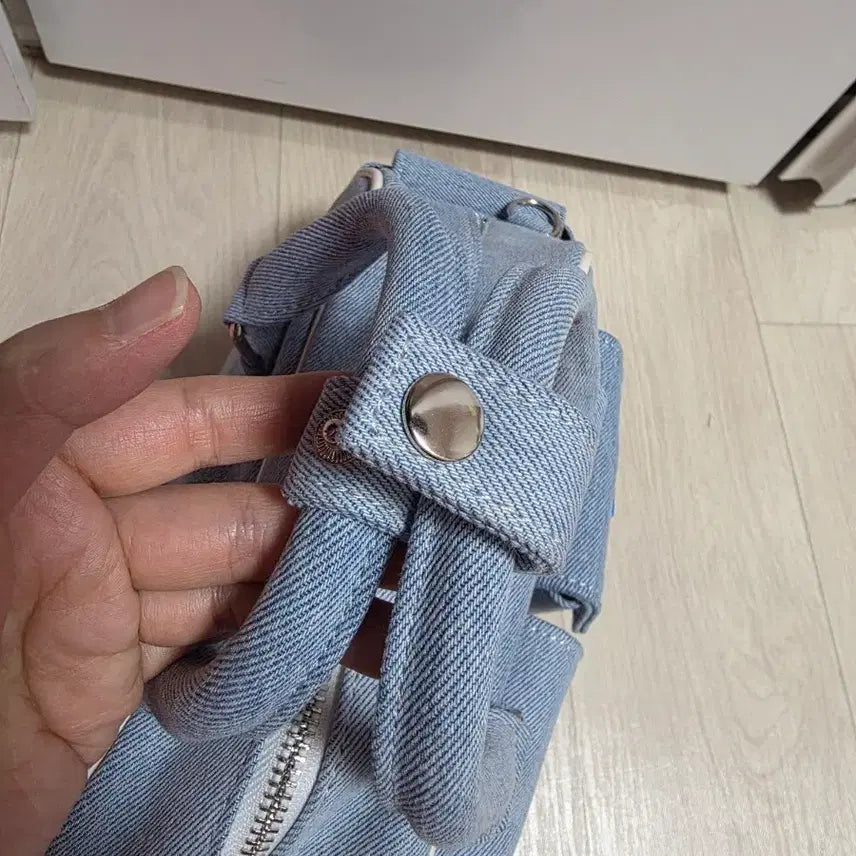 [BUNJANG] Guess Denim Castella Bag - Upcycled Crossbody/Tote / 업사이클링 가방 게스데님 카스테라백