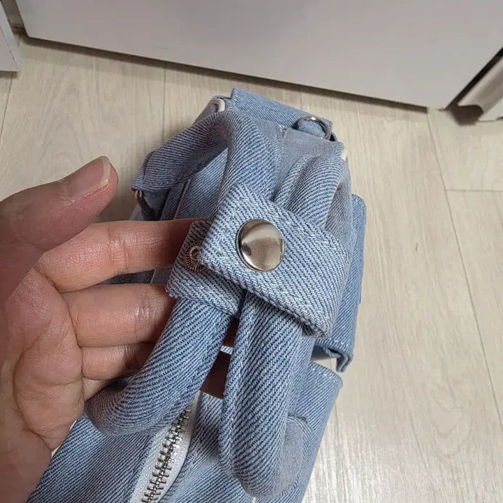 [BUNJANG] Guess Denim Castella Bag - Upcycled Crossbody/Tote / 업사이클링 가방 게스데님 카스테라백