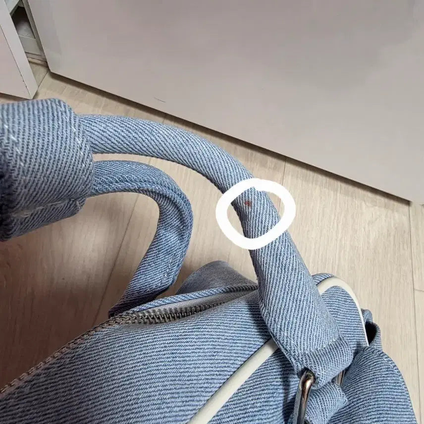 [BUNJANG] Guess Denim Castella Bag - Upcycled Crossbody/Tote / 업사이클링 가방 게스데님 카스테라백