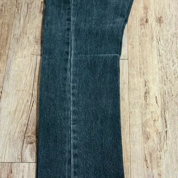 [SOLD OUT] TOFFEE 와이드 데님 팬츠 딥그레이 XS