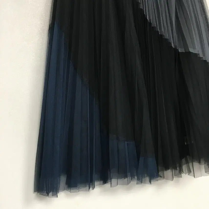 [BUNJANG] Pleats Pleated Chiffon Skirt F / 새상품 25 플리츠미 신상 플리츠 샤 스커트 F
