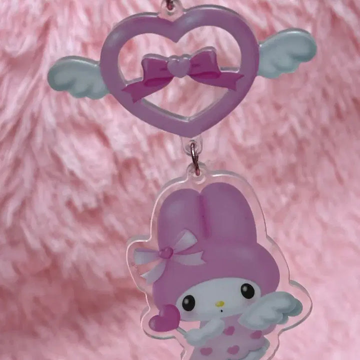 [BUNJANG] Sanrio My Melody Acrylic Keyring / 산리오 꿈꾸는 엔젤 유메미루 마이멜로디 아크릴 키링