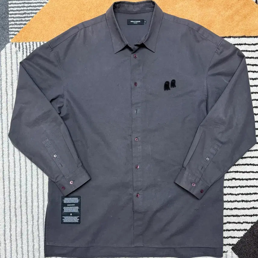 [BUNJANG] ZIOZIA Mistrope Ghost Wappen Shirt XL / [XL] 지오송지오 미장트로프 고스트 와펜 셔츠