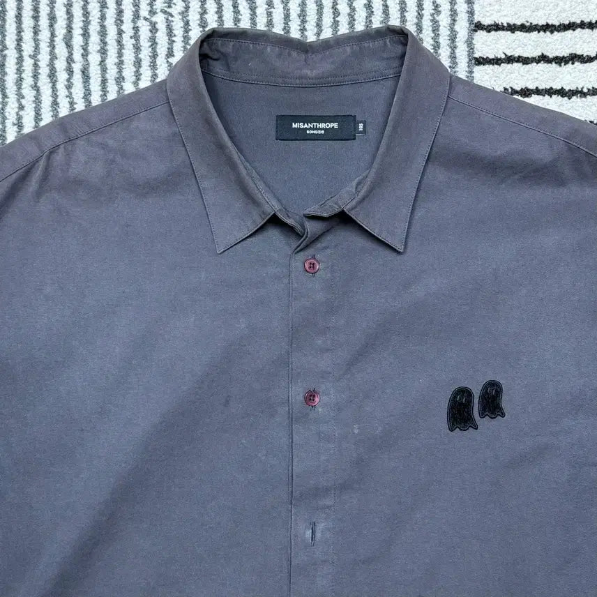 [BUNJANG] ZIOZIA Mistrope Ghost Wappen Shirt XL / [XL] 지오송지오 미장트로프 고스트 와펜 셔츠