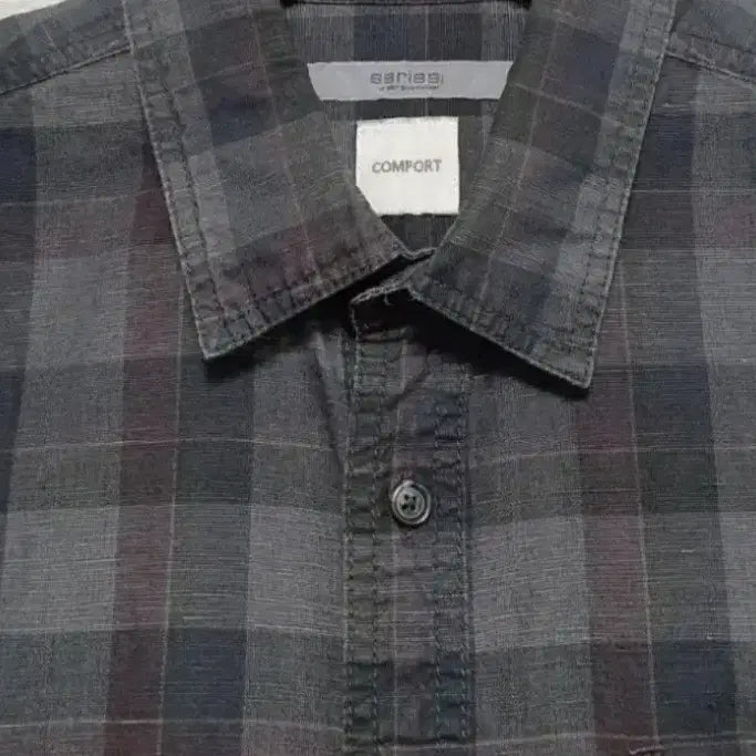 [BUNJANG] Series Check Shirt Size 95 / 시리즈 체크 셔츠 95사이즈