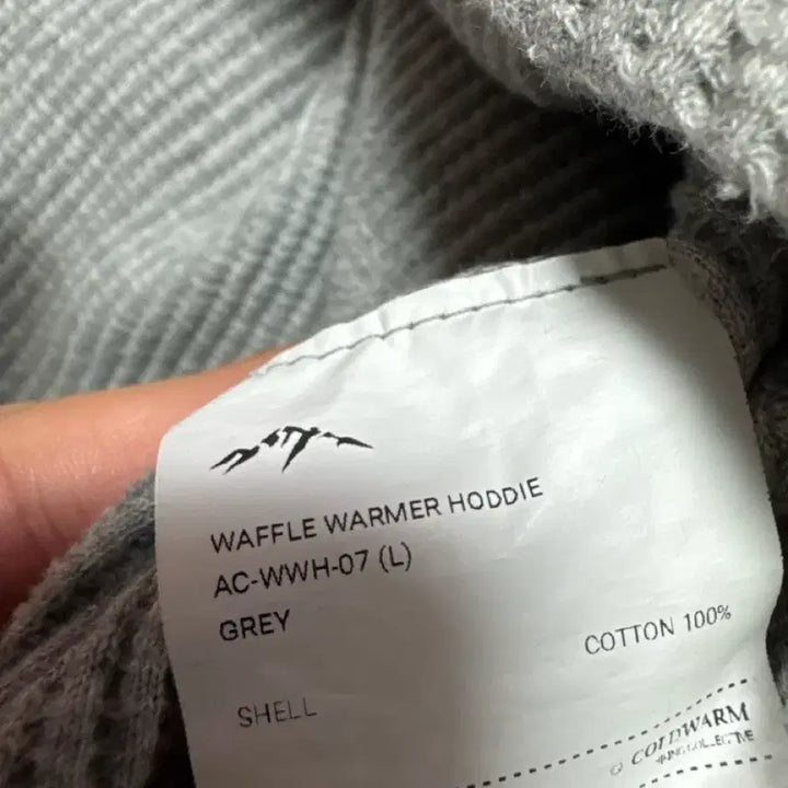 [BUNJANG] Coldwarm Waffle Hoodie / 콜드웜 와플 후드