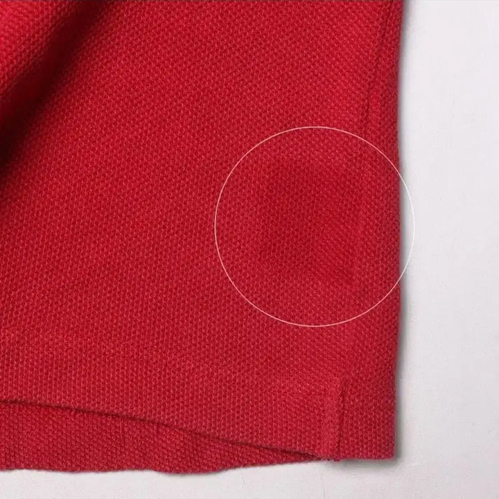[BUNJANG] Fila Japan Red Ringer T-Shirt / 휠라 재팬 레드 반팔티셔츠 링거티 jpn