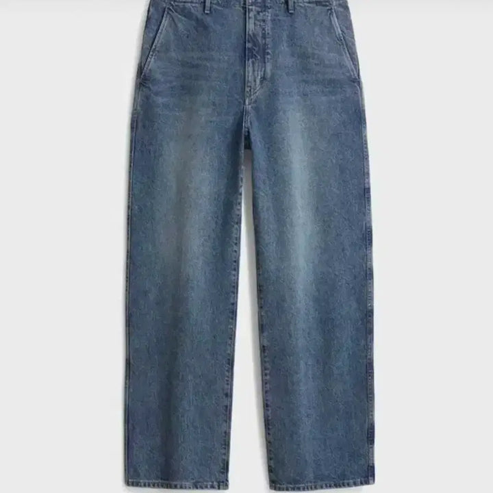 [SOLD OUT] 포터리 원워시드 와이드 데님 블루그레이 1