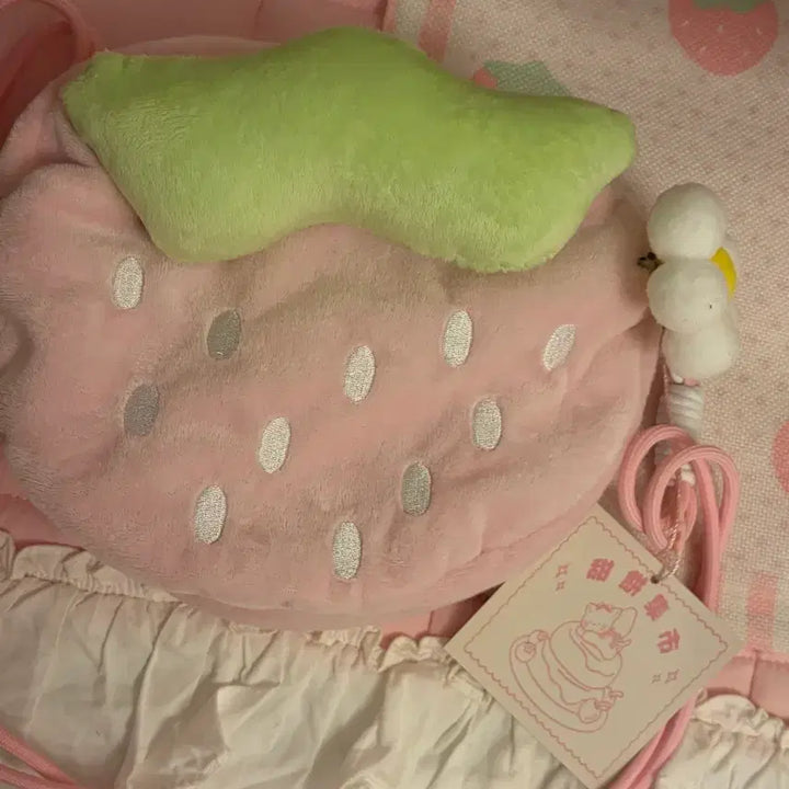 [BUNJANG] Ichigo Strawberry Crossbody Pouch Bag / 미사용) 딸기 파우치 가방 크로스백 이치고 키덜트 모리걸 레이 갸루