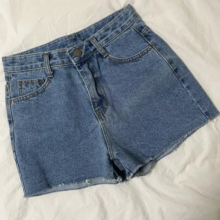 [BUNJANG] Denim Shorts 26(S) / 딸옷정리-연청 / 진청 데님 숏팬츠 26(S)