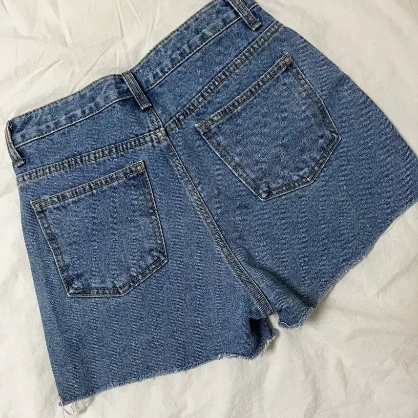 [BUNJANG] Denim Shorts 26(S) / 딸옷정리-연청 / 진청 데님 숏팬츠 26(S)