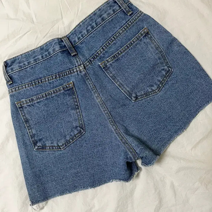 [BUNJANG] Denim Shorts 26(S) / 딸옷정리-연청 / 진청 데님 숏팬츠 26(S)