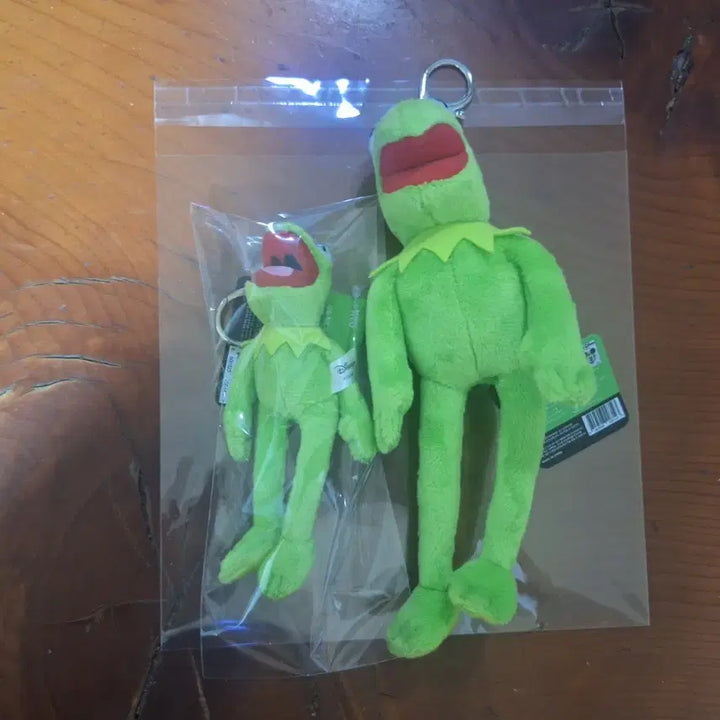[BUNJANG] Disney Muppets Kermit the Frog Plush Keyring Set / 디즈니 머펫 개구리 커밋 인형 키링 세트로 팝니다