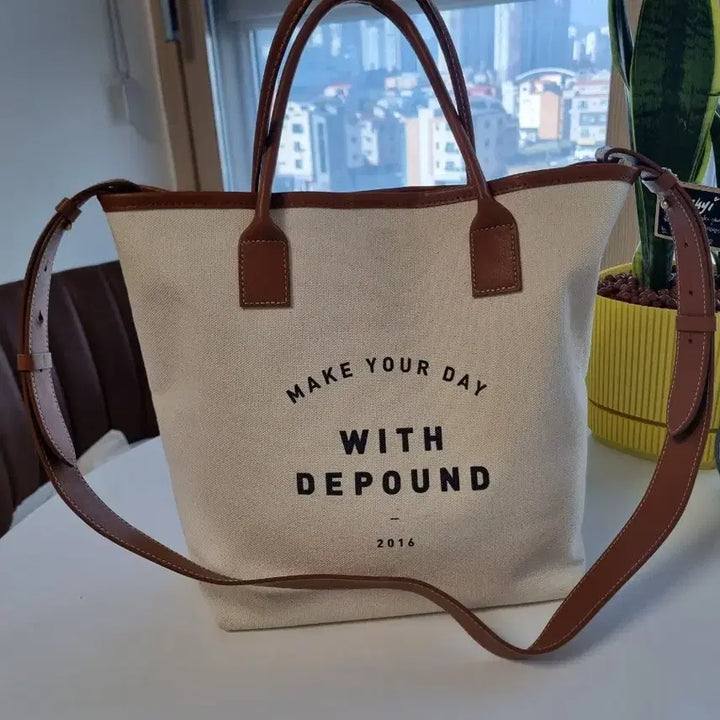 [BUNJANG] Depound Daybag Canvas Bag / 드파운드 데이백 켄버스 백
