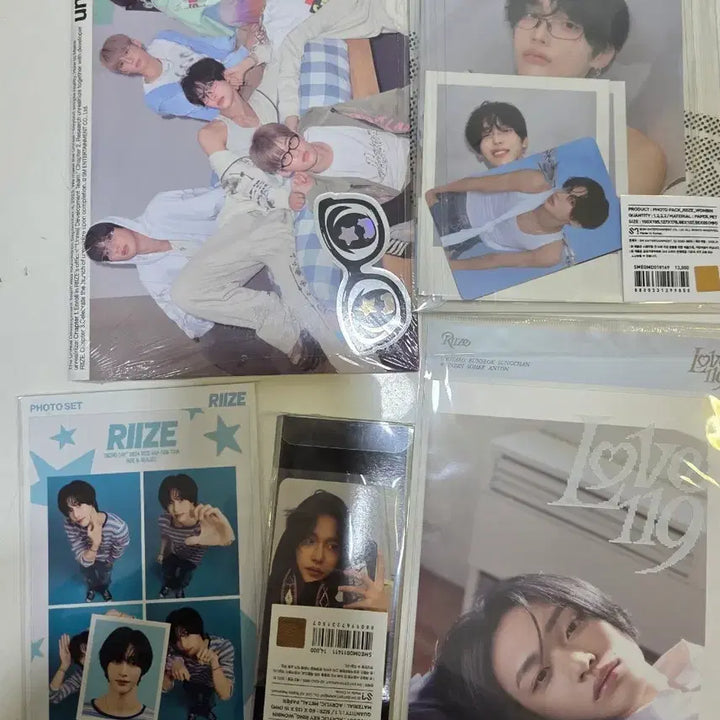 [BUNJANG] RIIZE Wonbin Mini Photobook Photo Pack / 라이즈 시그 미니포토북 포토팩 4컷 love119 원빈