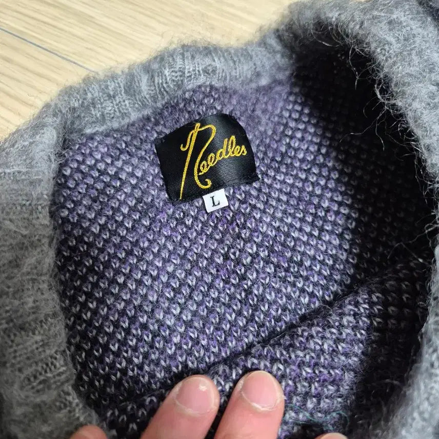 [BUNJANG] Needles Leopard Mohair Knit L / 니들스 레오파드 모헤어 니트 L