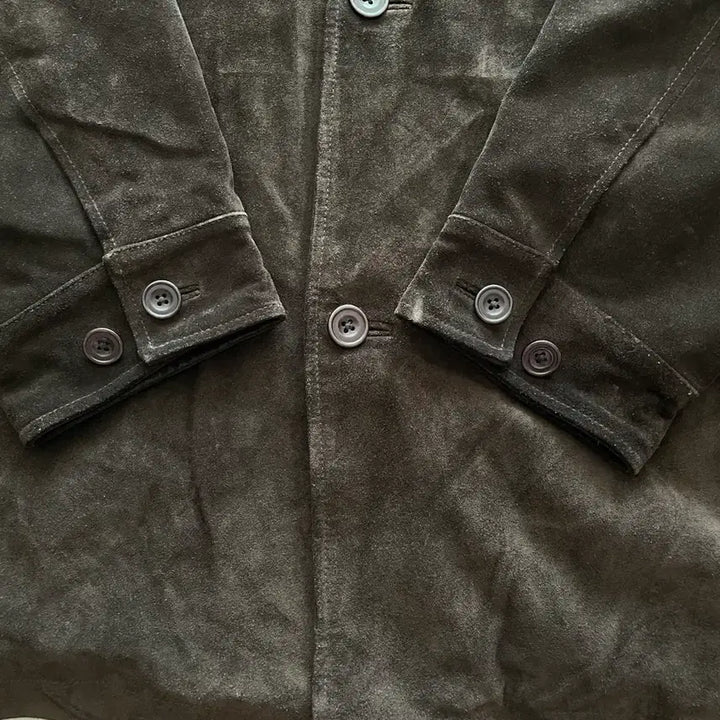 [BUNJANG] Gap 90s Leather Suede Carcoat / 90s 올드갭 레더 스웨이드 카코트 다크 브라운 gap carcoat