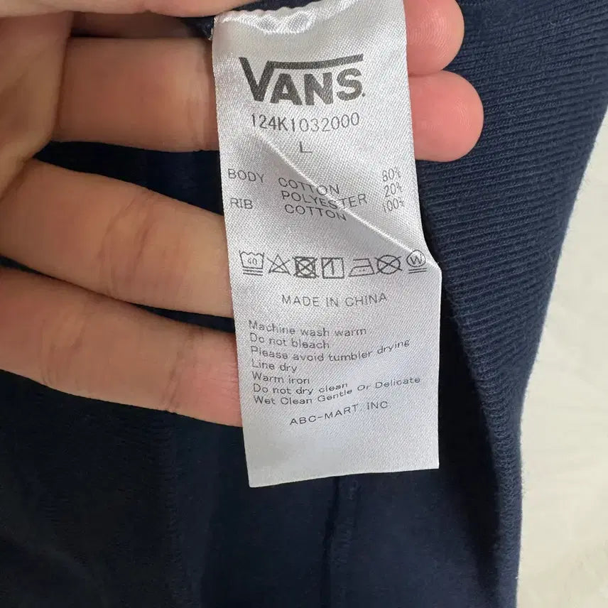 [BUNJANG] Vans Japan Classic Arch Logo Hoodie / Navy / Men&