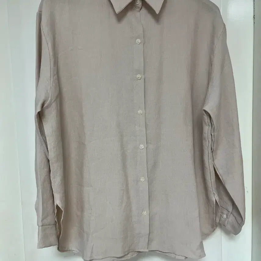 [BUNJANG] Wrinkle-Free Oversized Beige Shirt / (새제품) 링클프리 오버핏 셔츠