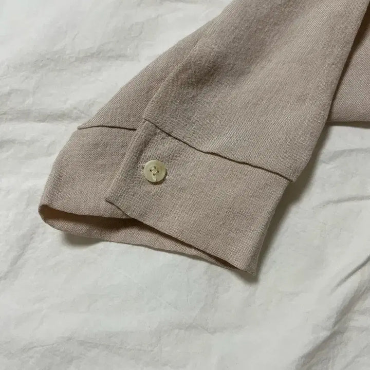 [BUNJANG] Wrinkle-Free Oversized Beige Shirt / (새제품) 링클프리 오버핏 셔츠