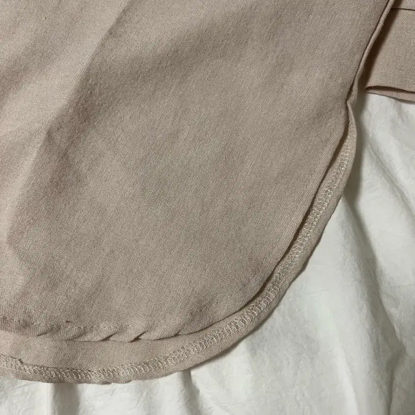 [BUNJANG] Wrinkle-Free Oversized Beige Shirt / (새제품) 링클프리 오버핏 셔츠