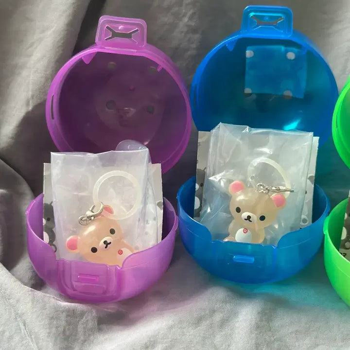 [BUNJANG] Rilakkuma Korilakkuma Capsule Toys 3 Types (Sealed) / (미개봉) 리락쿠마 코리락쿠마 메지루시