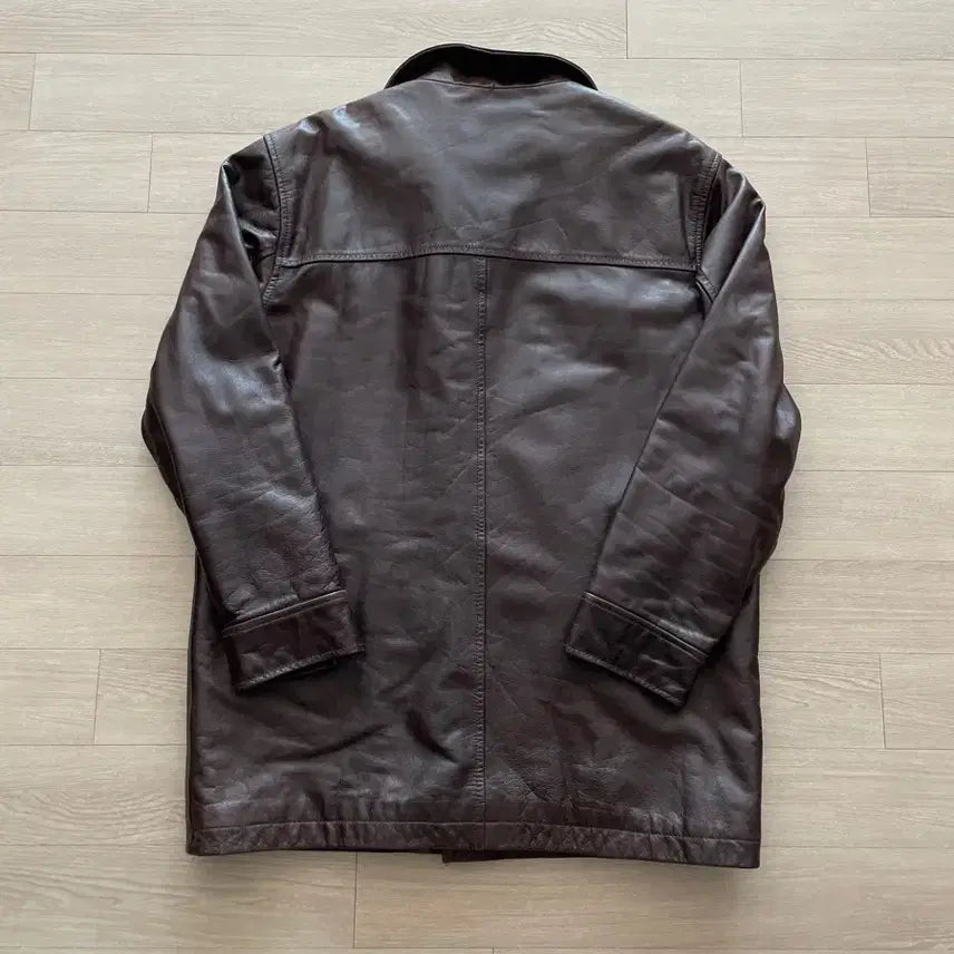[BUNJANG] Gap 90s Leather Carcoat Brown / [S] 90s 올드갭 레더 카코트 브라운 gap carcoat