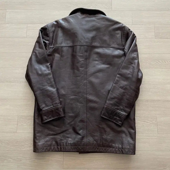 [BUNJANG] Gap 90s Leather Carcoat Brown / [S] 90s 올드갭 레더 카코트 브라운 gap carcoat