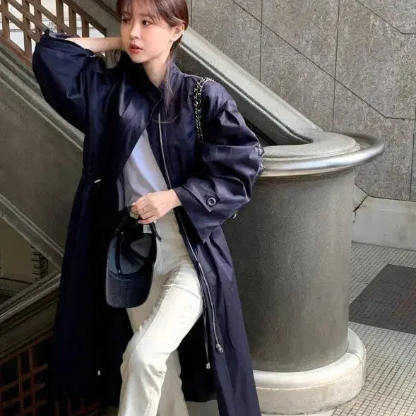 [BUNJANG] Bicini Marron Long Parka / 바이씨니 마론 롱야상