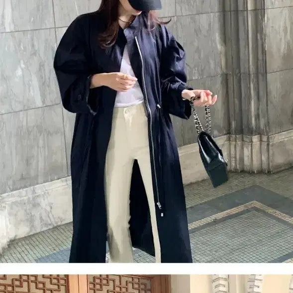 [BUNJANG] Bicini Marron Long Parka / 바이씨니 마론 롱야상