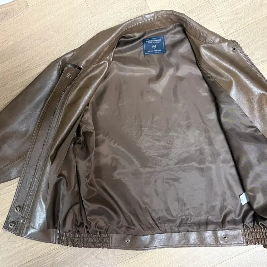 [BUNJANG] depound Leather Jacket Brown / depound 드파운드 레더 자켓 브라운