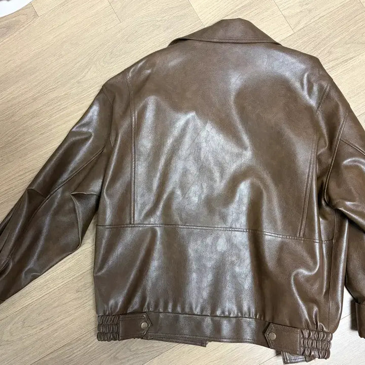 [BUNJANG] depound Leather Jacket Brown / depound 드파운드 레더 자켓 브라운
