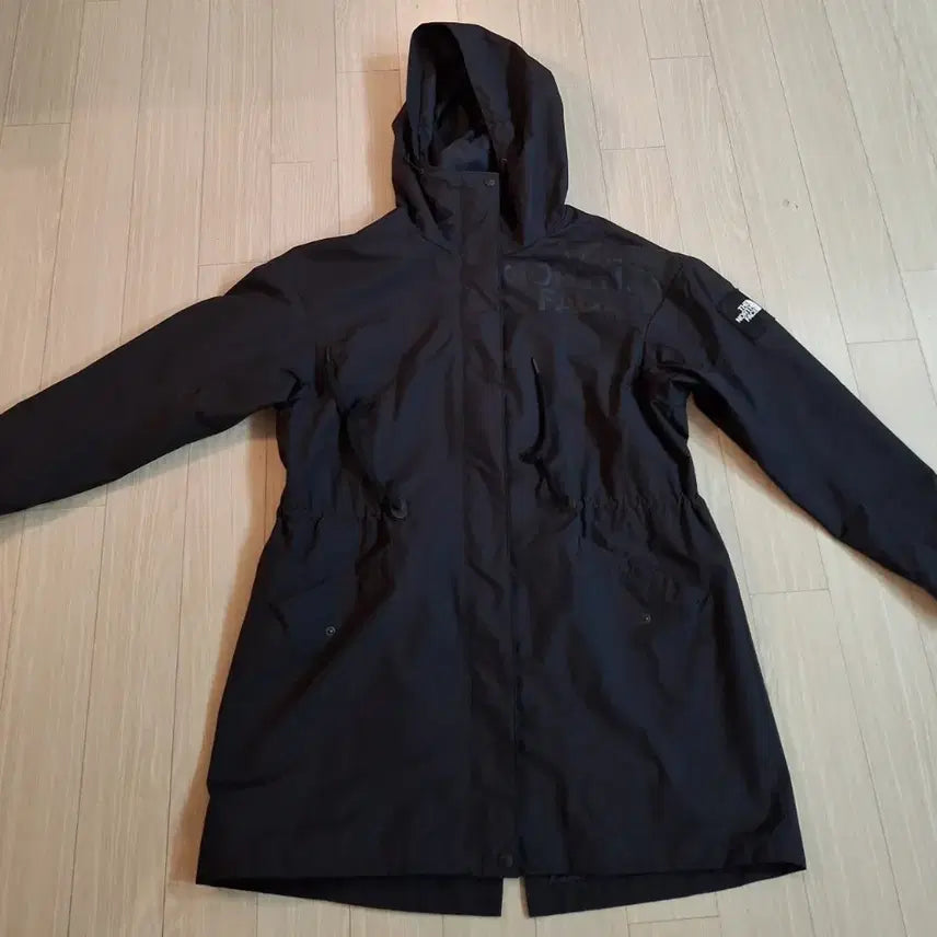 [BUNJANG] The North Face Black Hooded Windbreaker Jacket / 노스페이스 블랙 후드  바람막이 자켓