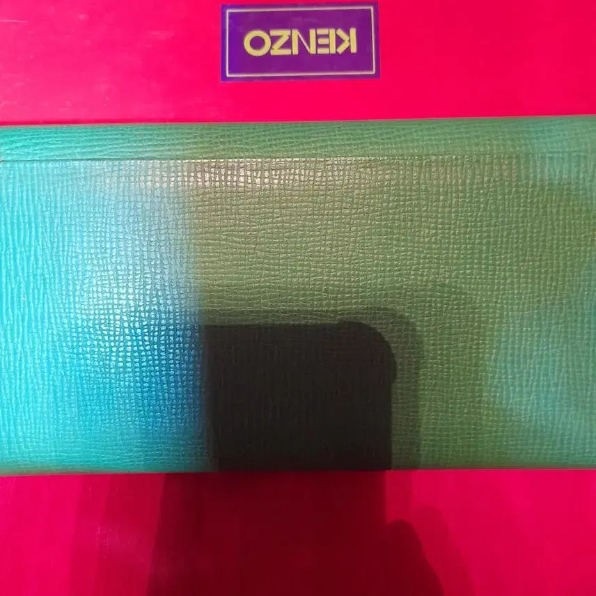 [BUNJANG] KENZO Green Flower Long Wallet / KENZO 겐조 그린 플라워 장지갑